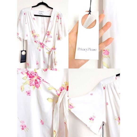 Privacy Please KRAUSE wrap floral maxi Dress - Picture 7 of 12